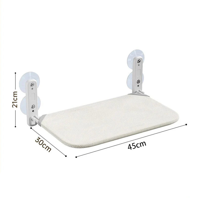 Katzenhängematte mit Fenster – Saugnapf – Atmungsaktives Material – 45 x 30 cm – Max. 10 kg