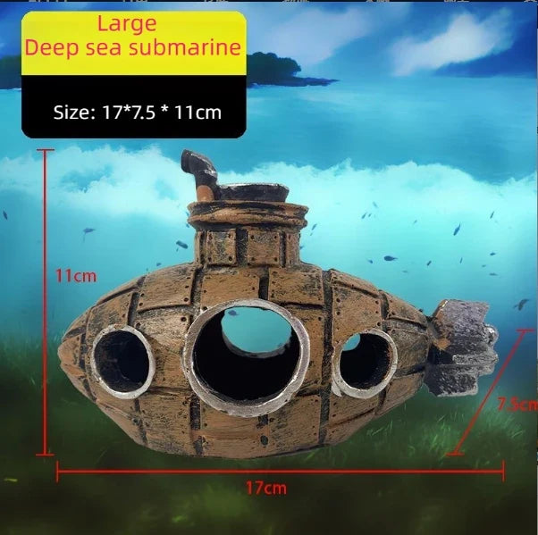 SubAqua U-Boot Aquarium Dekoration