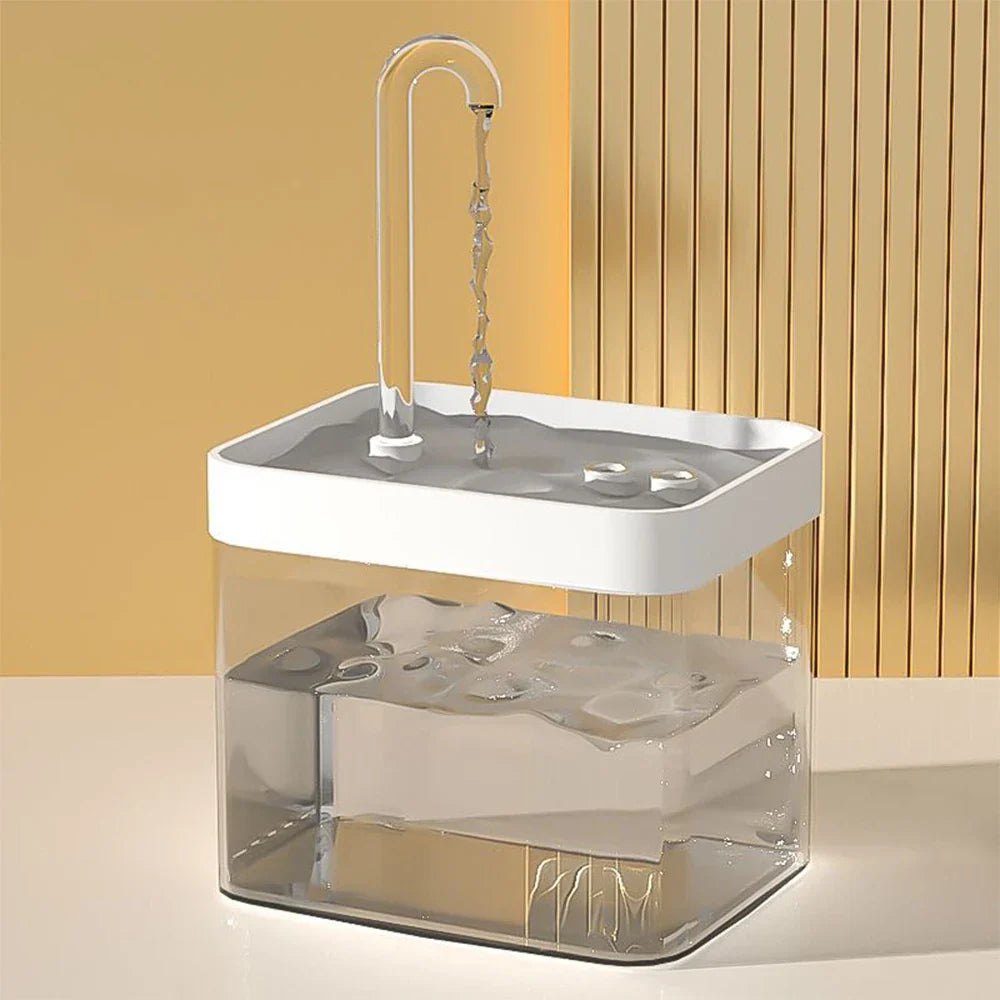 Katzenbrunnen 1,5 l – Automatisch, leise, BPA-frei und transparent