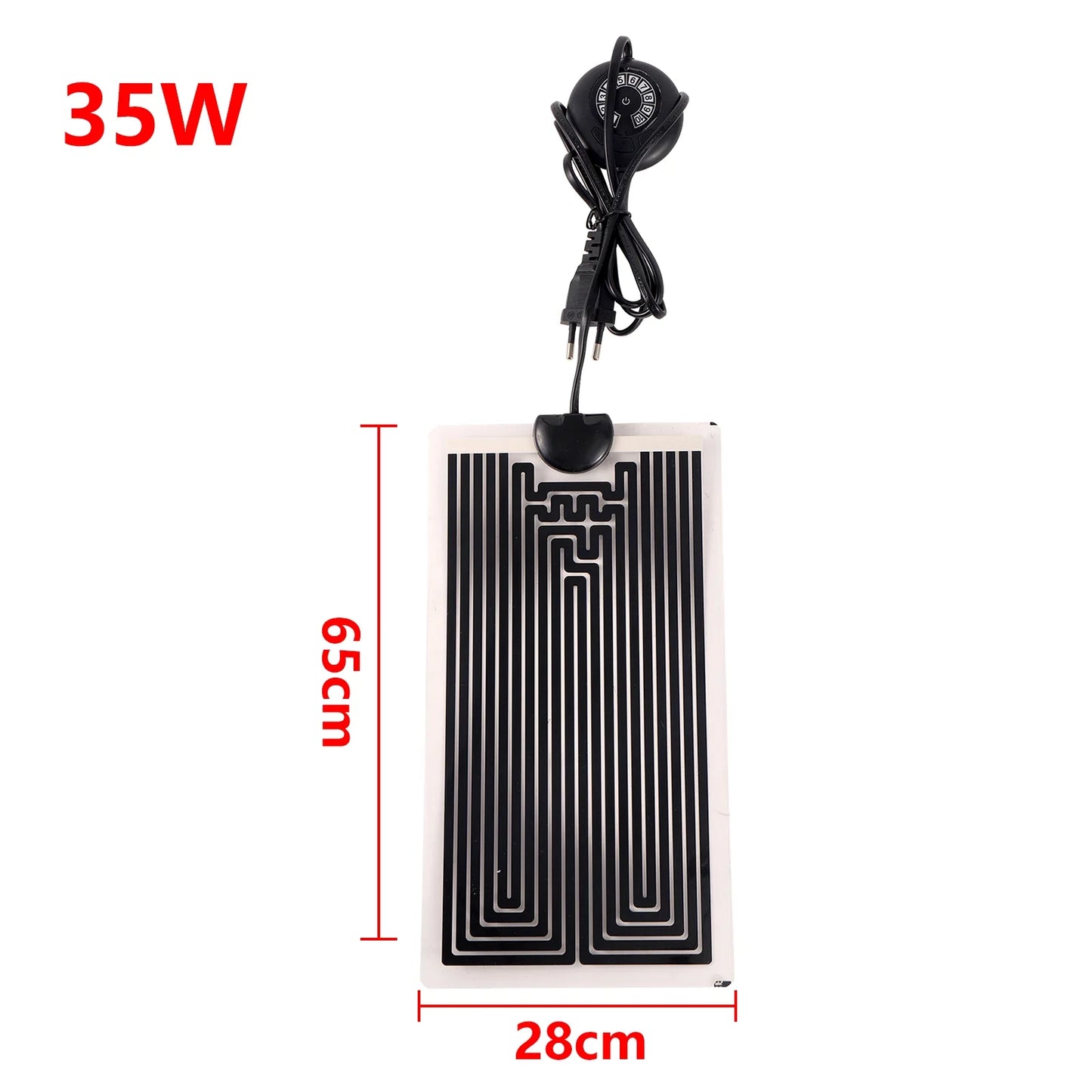 Heizmatte mit einstellbarer Temperatur