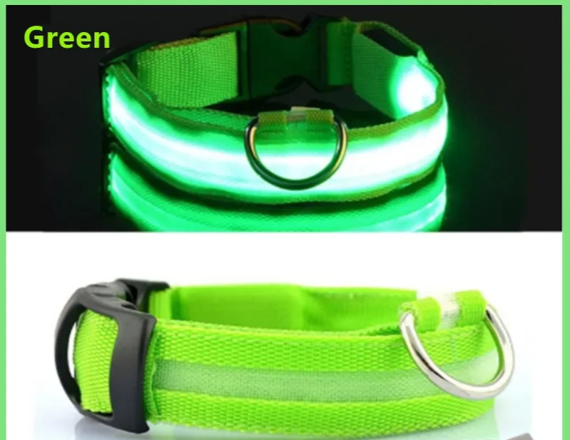 LumiGlow LED Leuchthalsband für Hunde