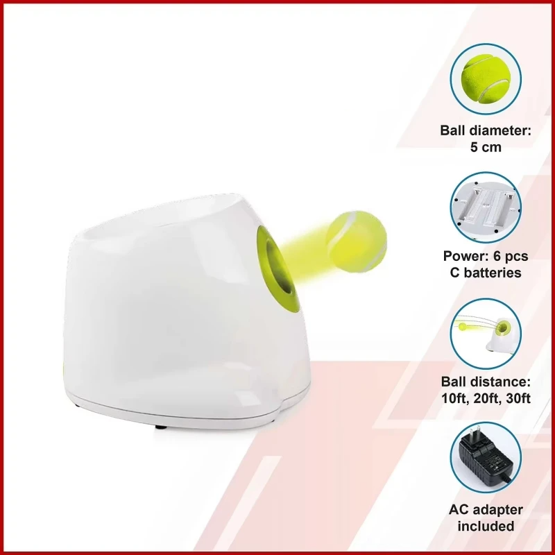 Automatischer Hunde-Ballwerfer – Interaktives Apportierspielzeug