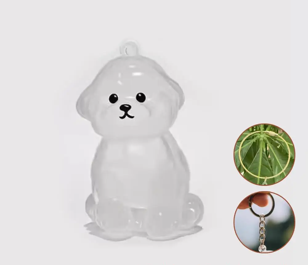 MemoriPaw Schlüsselanhänger zur Aufbewahrung von Hundehaaren