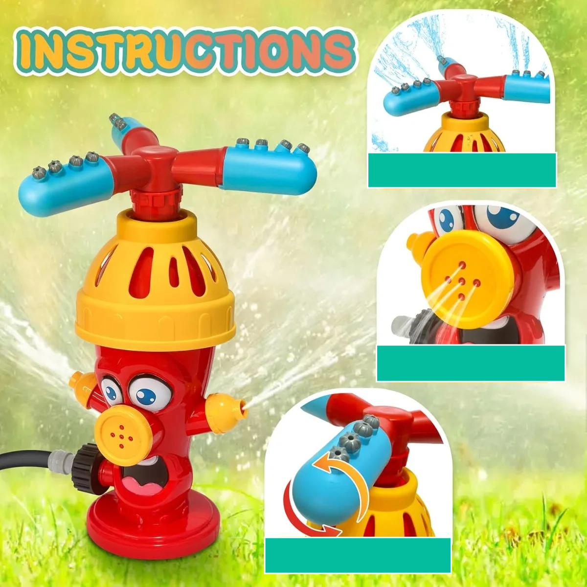 SplashHydrant Hundespielzeug