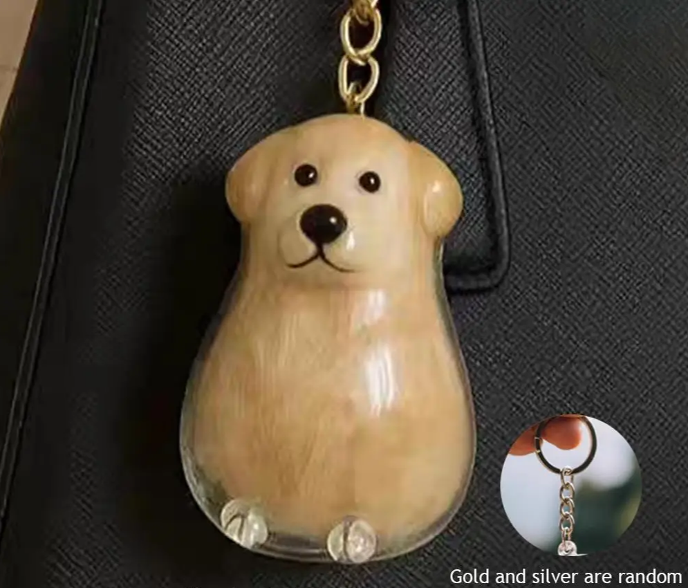 MemoriPaw Schlüsselanhänger zur Aufbewahrung von Hundehaaren