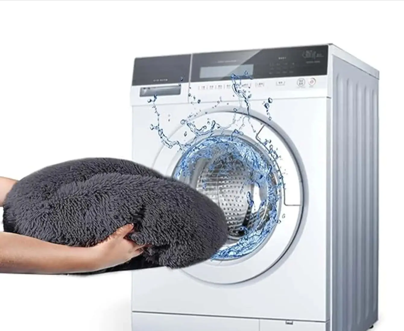 SnugNest Luxus-Rundbett für Haustiere