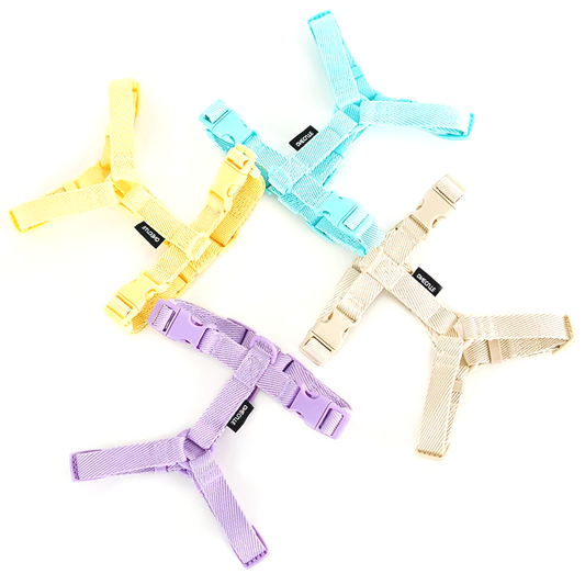 MacaroneWalk – Verstellbares Hundegeschirr-Set mit Halsband und Leine