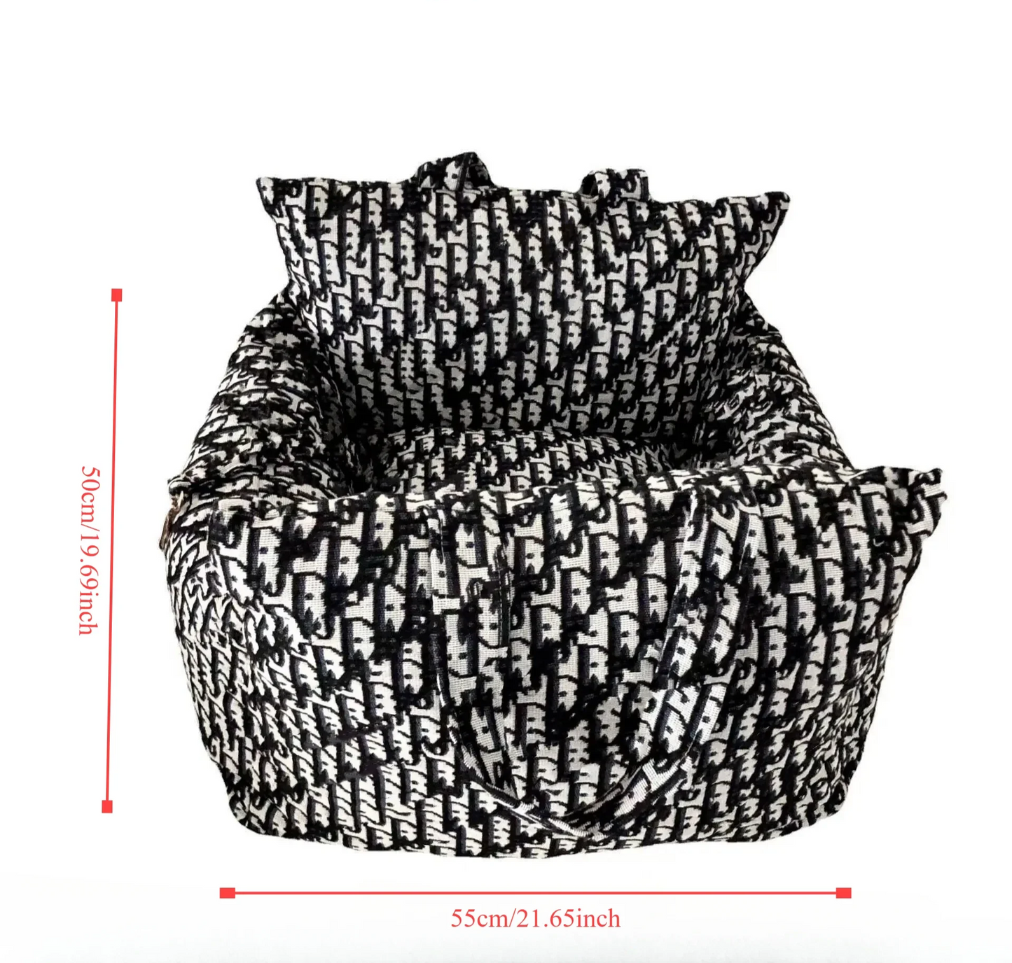 Autobox für Hunde – Herausnehmbare und waschbare Hundebox für Herbst und Winter