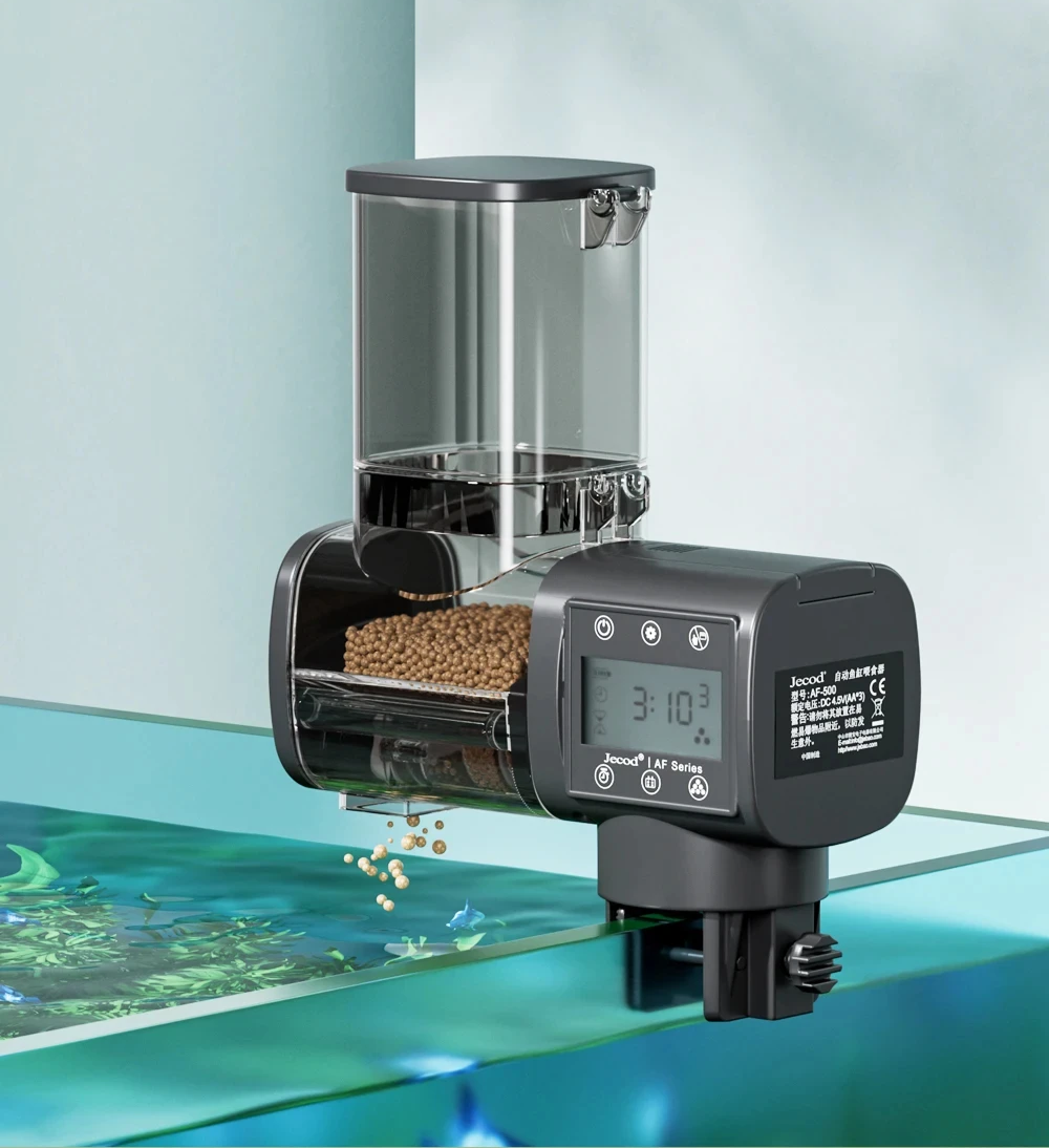 SmartFeed WiFi – Intelligenter automatischer Fischfutterautomat mit Timer und App-Steuerung