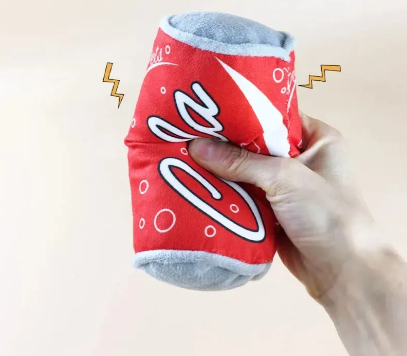 ChewVino Plüsch Hundespielzeug – Lustige Weinflasche mit Quietschgeräusch