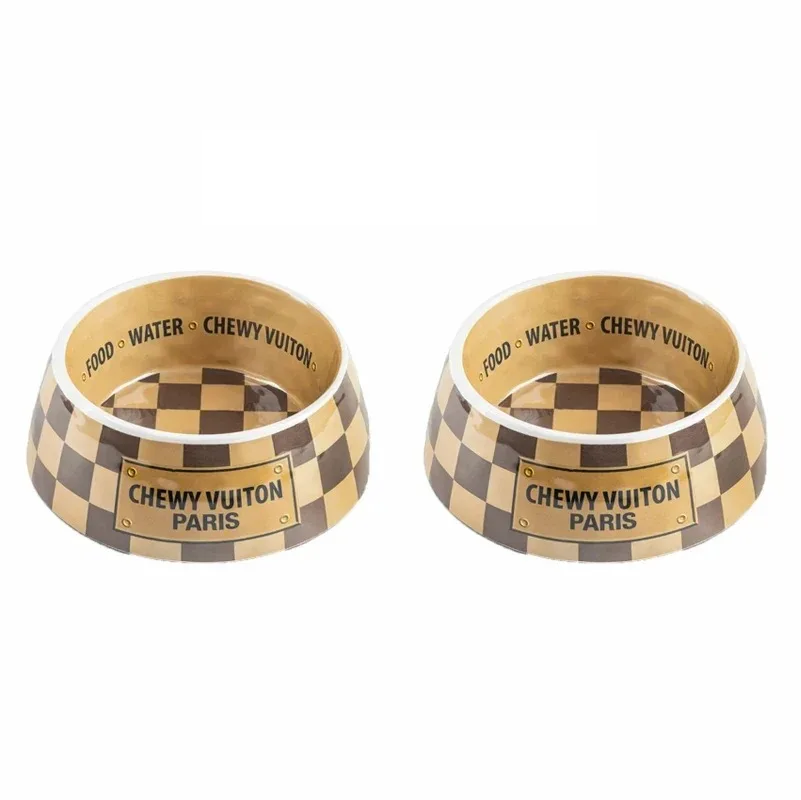 Designer-Futternapf mit Untersetzer