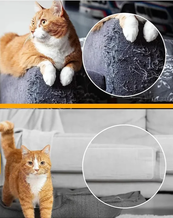 ScratchStop Selbstklebender Kratzschutz für Katzen