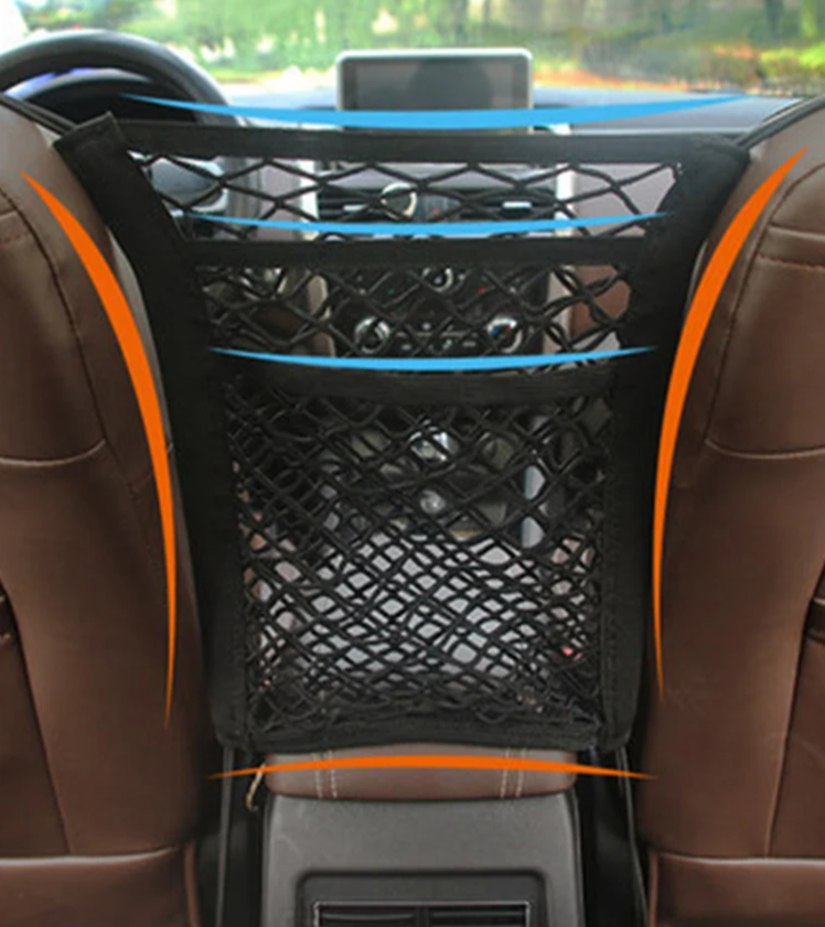 SAFEPET Autotrenngitter mit Netz und Aufbewahrungstasche – Sicherheit und Ordnung im Auto