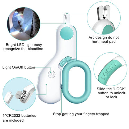 TrimBright Professioneller Nagelknipser mit LED