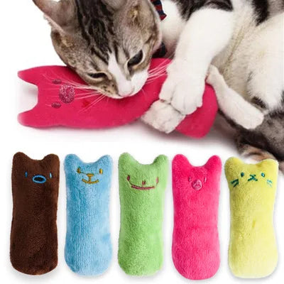 Katzenspielzeug mit Katzenminze – Plüsch-Katzenspielzeug 15 cm – Interaktiv