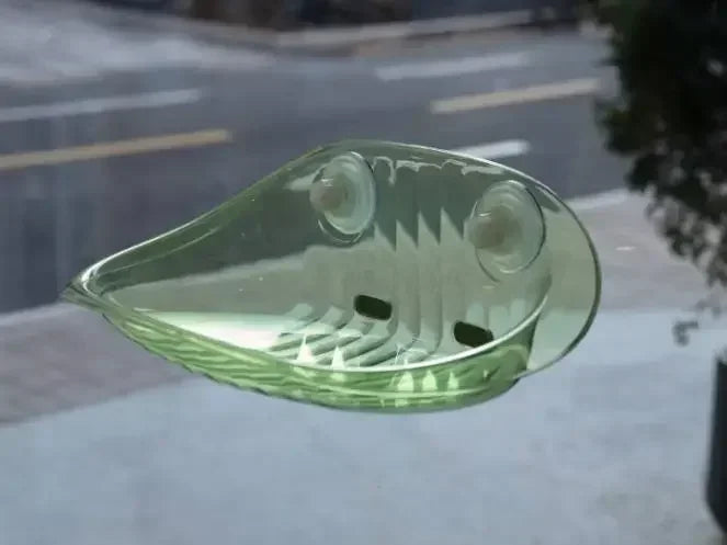 Katzenfensterhängematte aus Kunststoff – Atmungsaktives Nest – Saugnapf – 50 x 30 cm