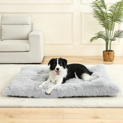 Paw Haven Luxus-Plüsch-Hunde- und Katzenbett