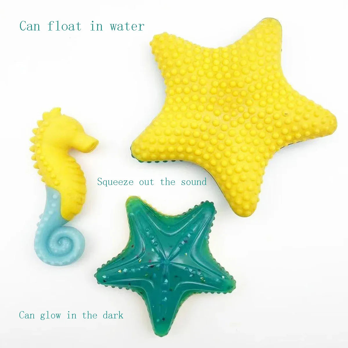 FrostyGlow Hundespielzeug – Leuchtendes, im Dunkeln schmelzbares und schwimmendes Gummispielzeug für sommerlichen Spielspaß