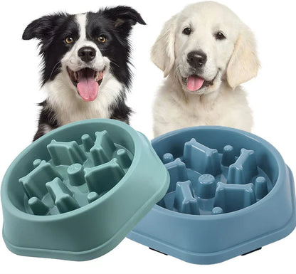 Fressnapf mit Anti-Schlingen-Funktion – BPA-freier Kunststoff, Ø 20 cm, Blau
