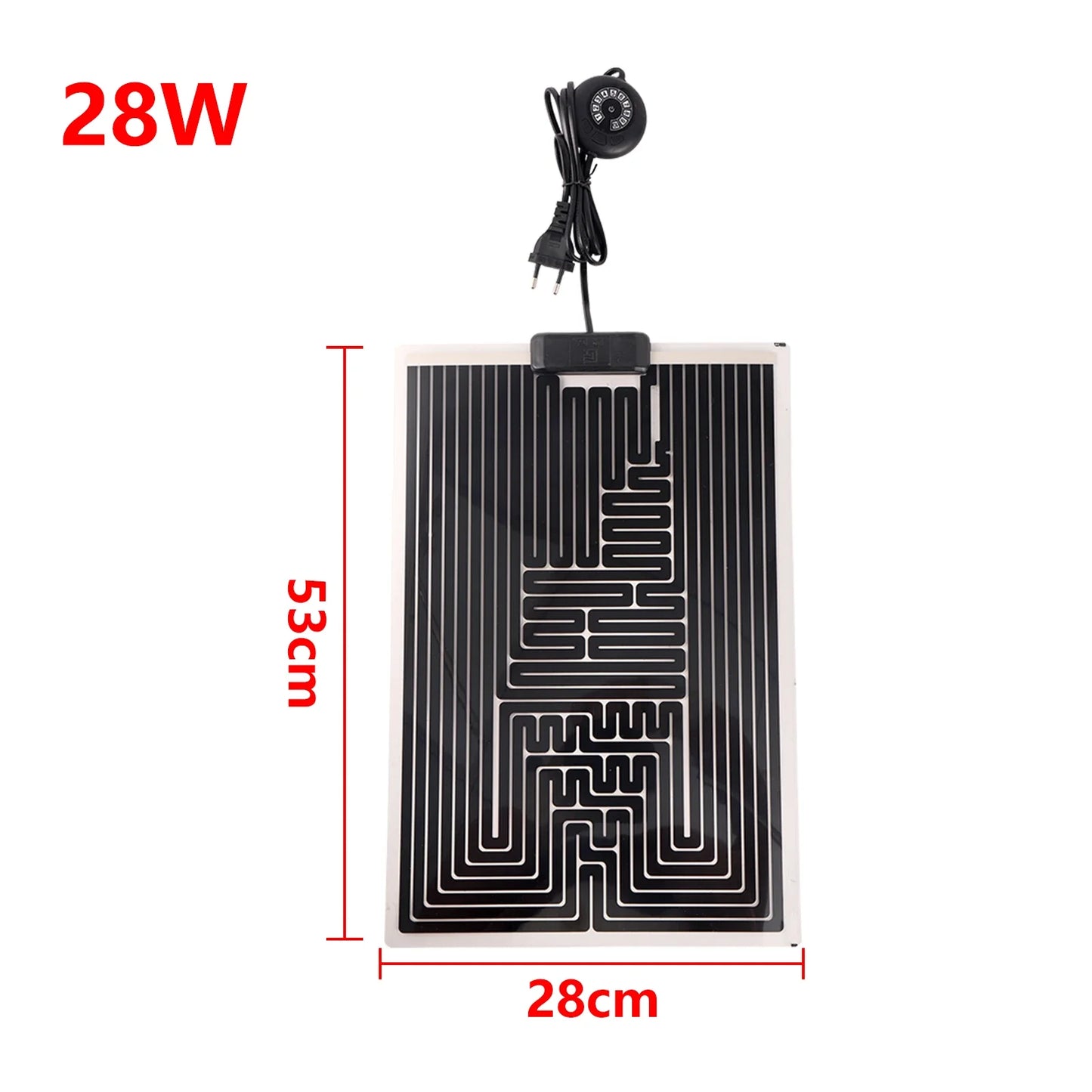 Heizmatte mit einstellbarer Temperatur