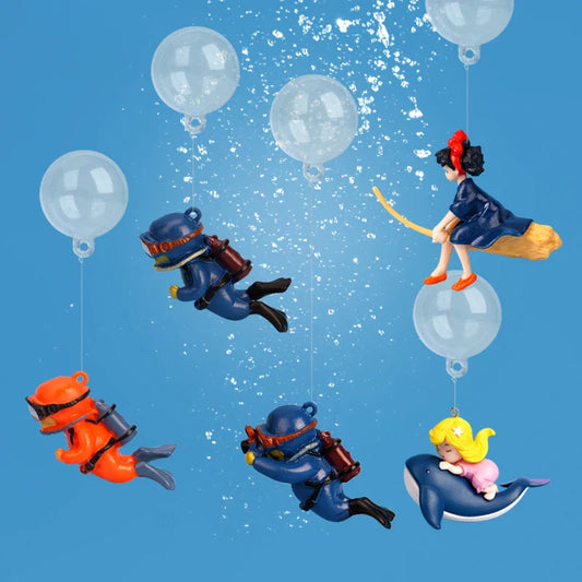 Cartoon-Aquarium-Dekoration Mini-Taucher