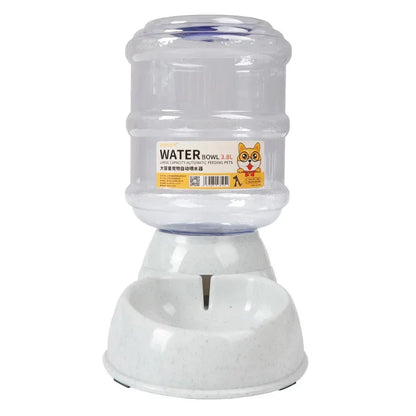 SmartHydra Automatischer Futter- und Wasserspender für Haustiere – 2-in-1 Futter- und Wassernapf mit Wasserflasche