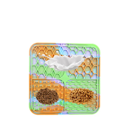 Silikon-Leckmatte für Hunde– Slow Feeder & Badafleiding, 25×15 cm