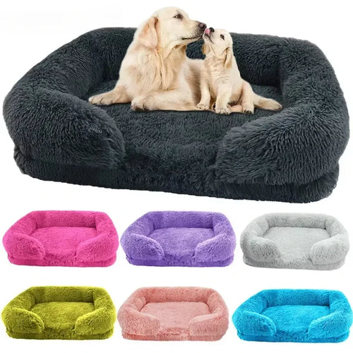 SNOOZY NEST – Luxuriöses Winter-Hundebett | Groß, waschbar & superweich