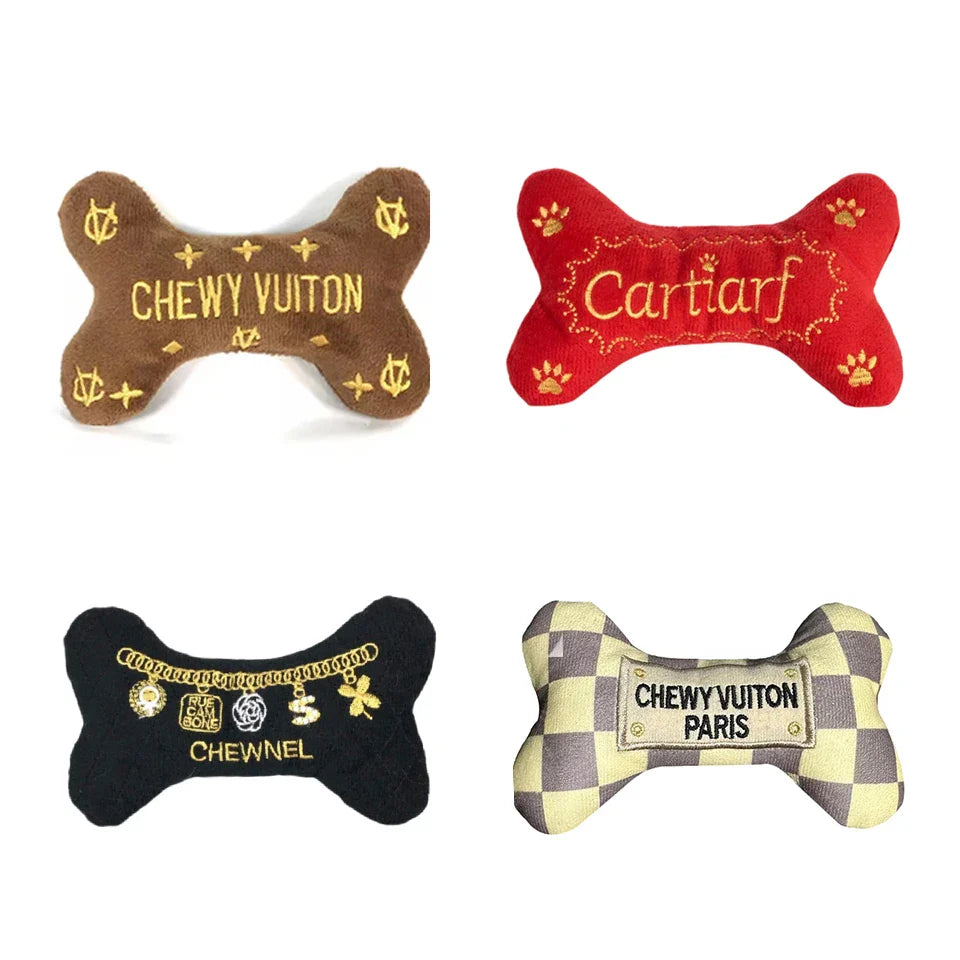 PawChic Luxus-Plüsch-Hundespielzeug