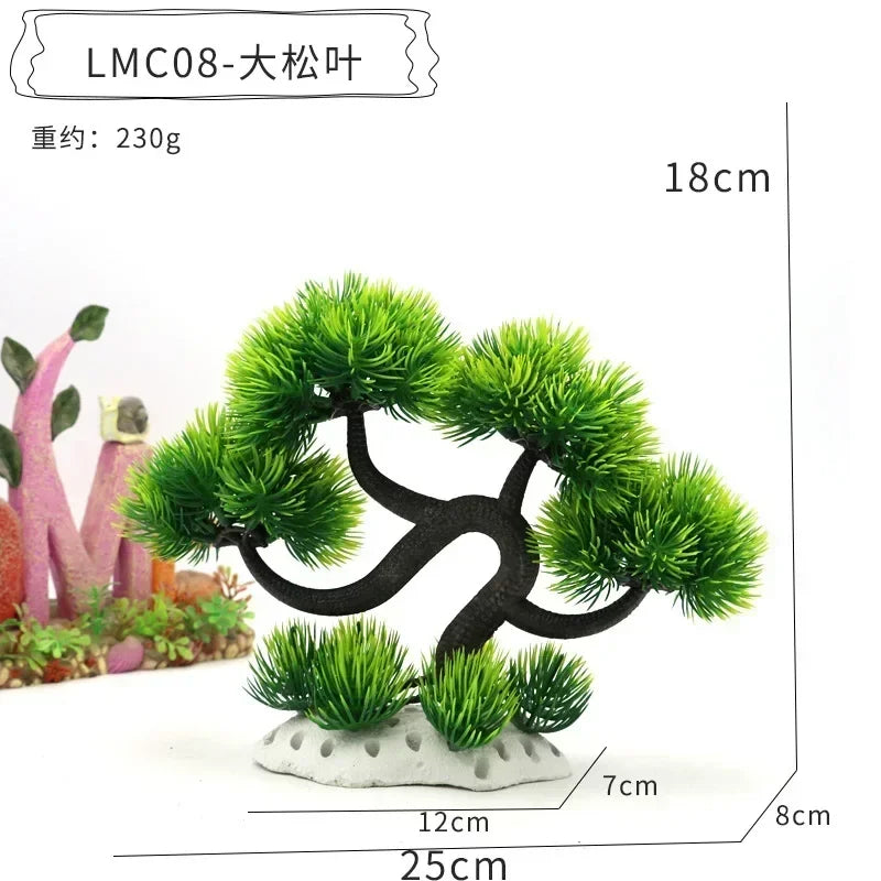 Plastikpflanzen und -bäume