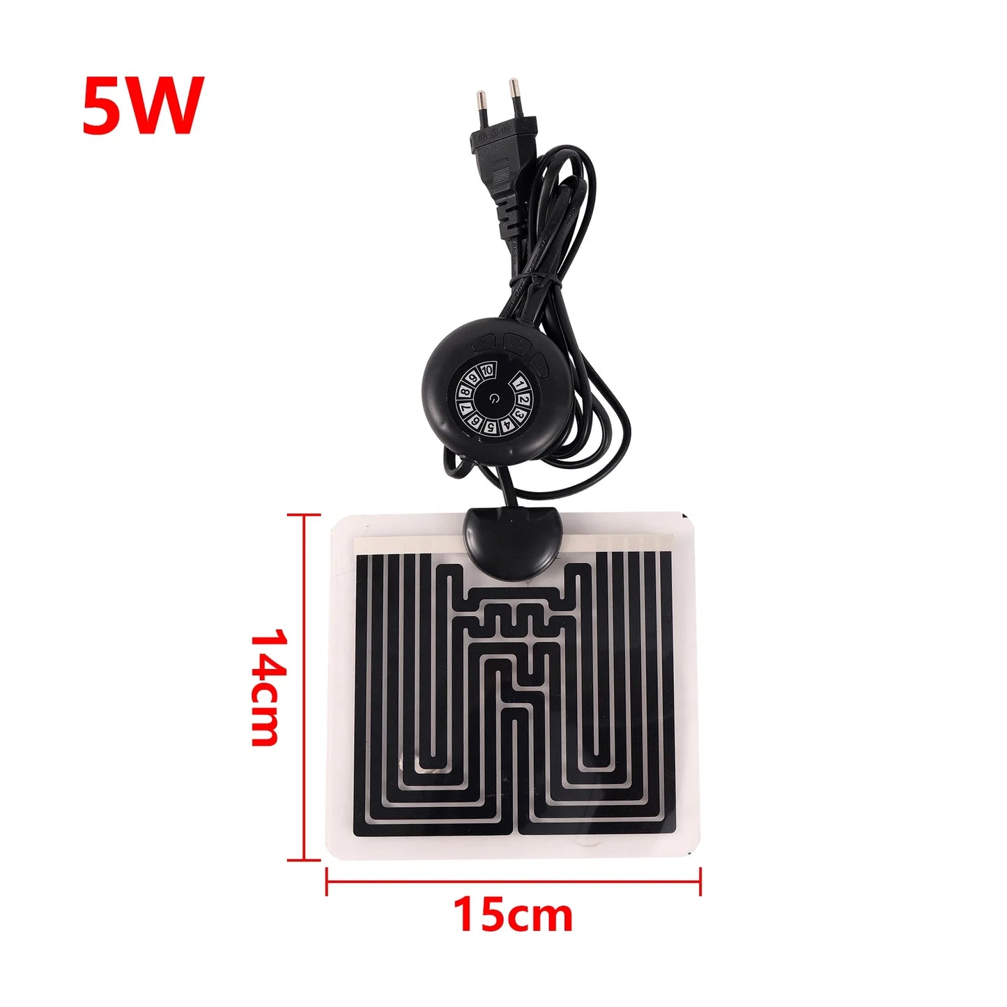 Heizmatte mit einstellbarer Temperatur