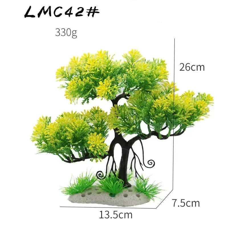 Plastikpflanzen und -bäume