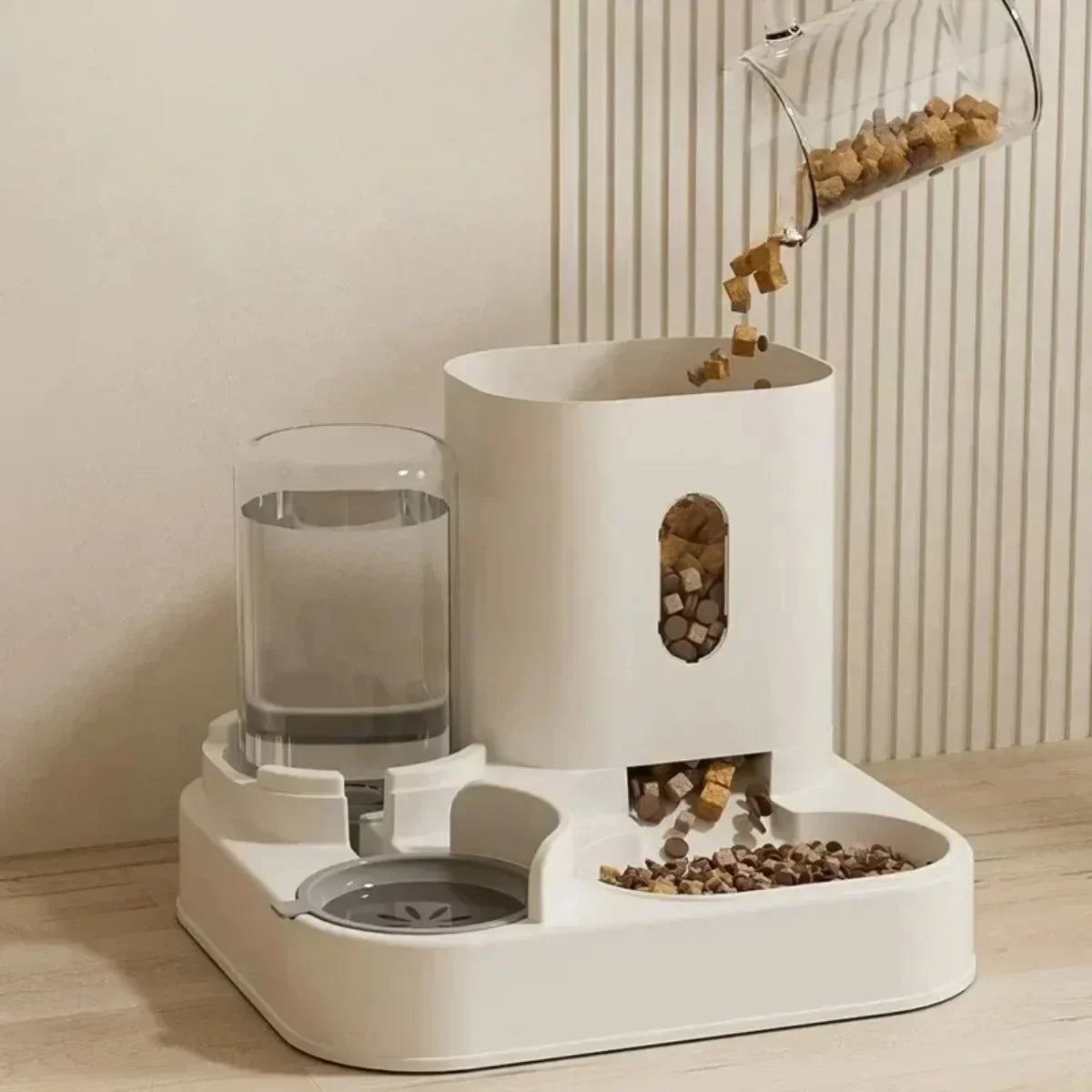 Automatischer Futter- und Wassernapf für Hunde/Katzen – Edelstahl & BPA-freier Kunststoff
