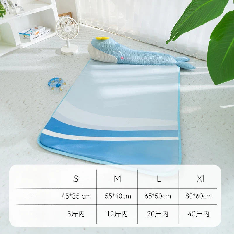 Kühlmatte für Hunde und Katzen – Sommerbett in Tierform mit Gelfüllung