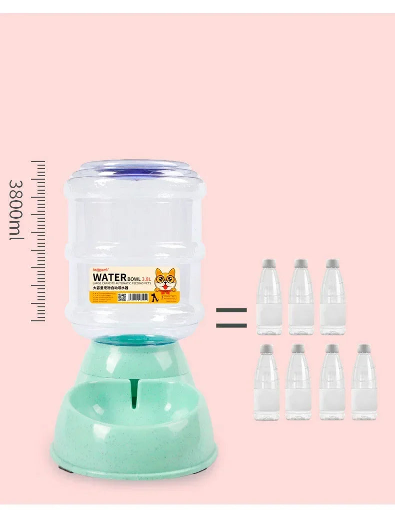 SmartHydra Automatischer Futter- und Wasserspender für Haustiere – 2-in-1 Futter- und Wassernapf mit Wasserflasche