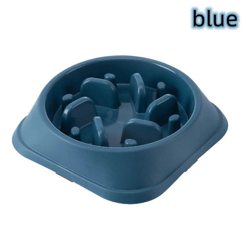 Futternapf für Hunde/Katzen mit Fressbremse – Anti-Schlingen, BPA-freies PP, rutschfest