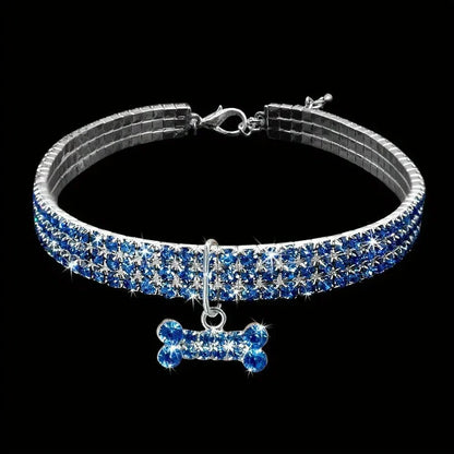 GlamBone Luxus-Hunde- und Katzenhalsband