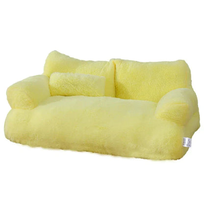 LuxeFluff Katzenbank – Winterwarme Katzenkorb & Sofa