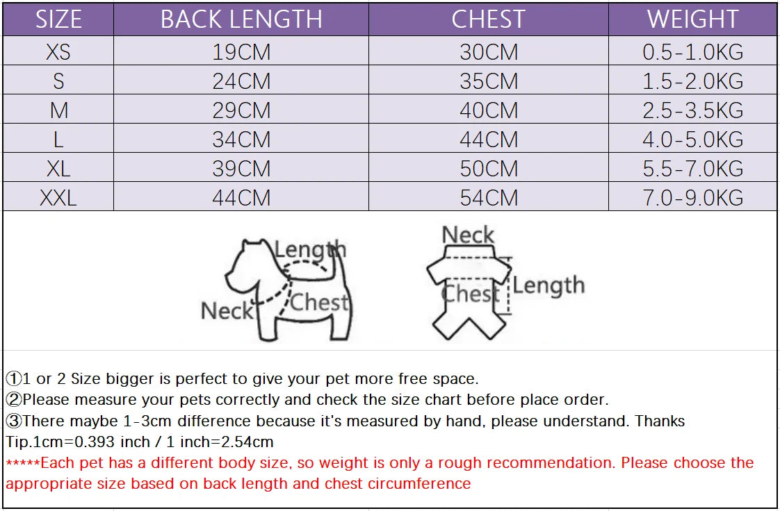 Winter Warm Dog Cotton Coat