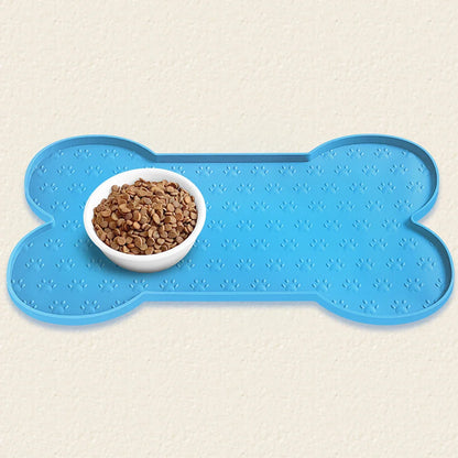 Rutschfeste Silikon-Futtermatte für Hunde und Katzen – wasserdicht