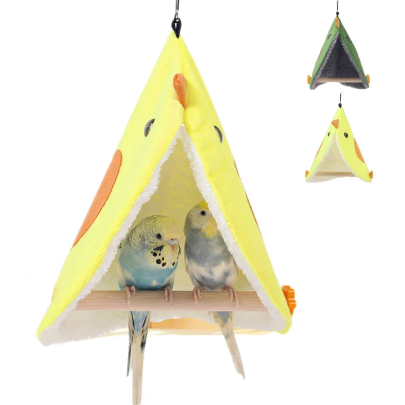 Papageien-Hängematte, Plüsch, weiches Feldbett