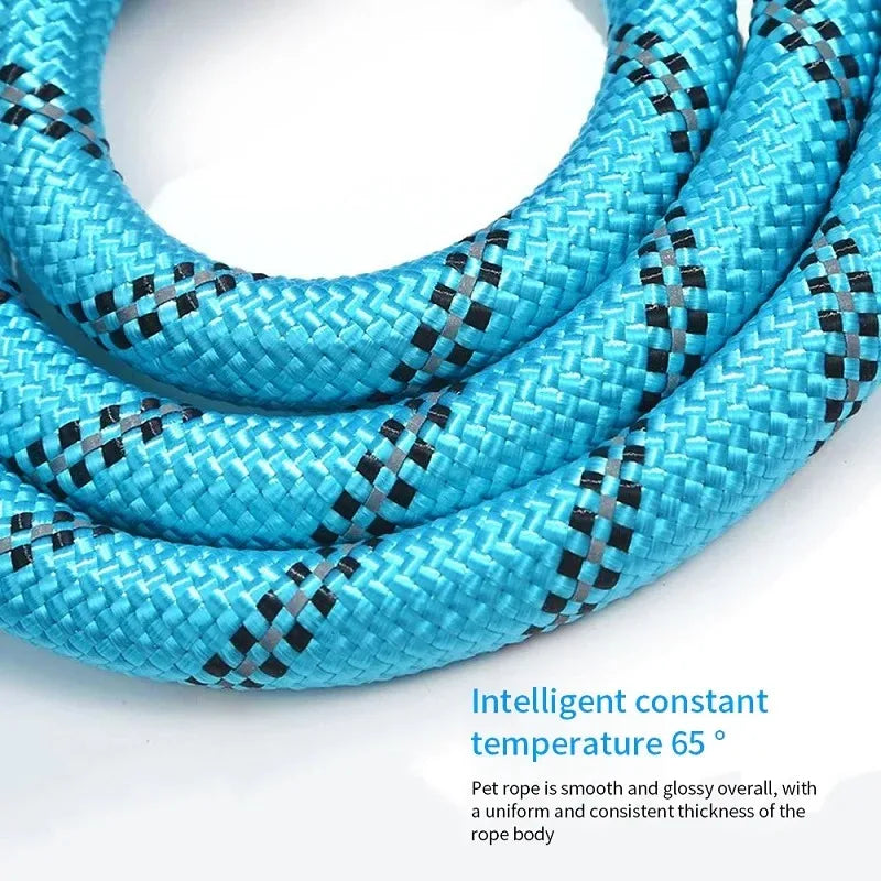 Reflektierende Nylon-Hundeleine 150 cm – Komfort & Sichtbarkeit