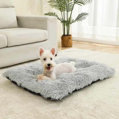 Paw Haven Luxus-Plüsch-Hunde- und Katzenbett