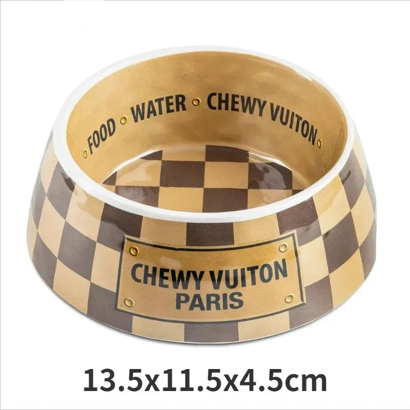 Designer-Futternapf mit Untersetzer