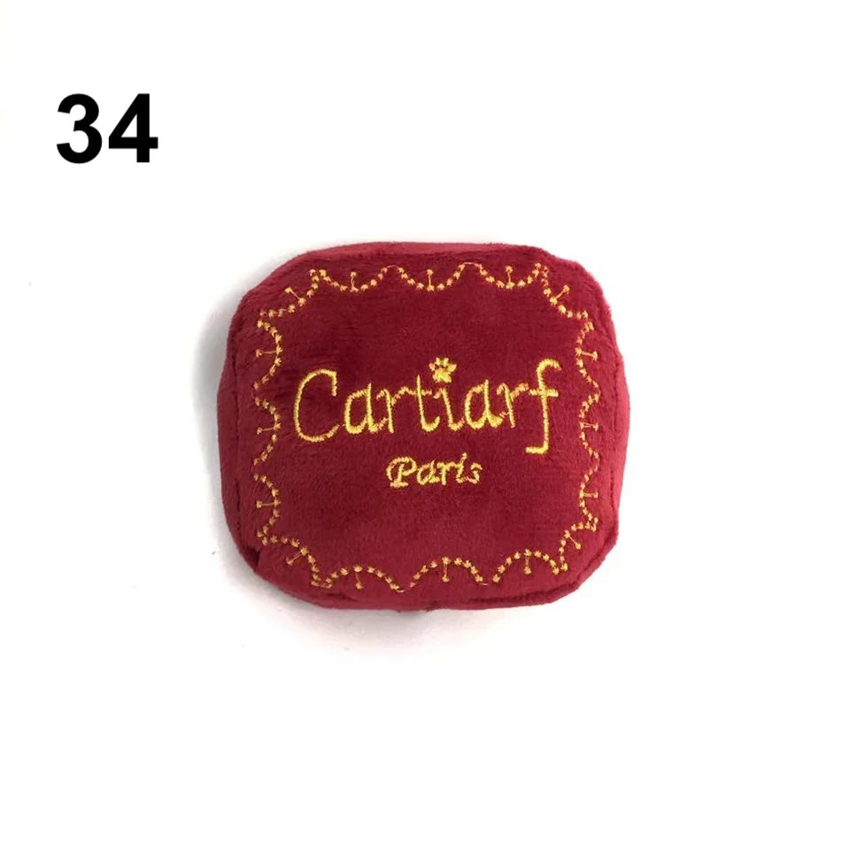 PawChic Luxus-Plüsch-Hundespielzeug