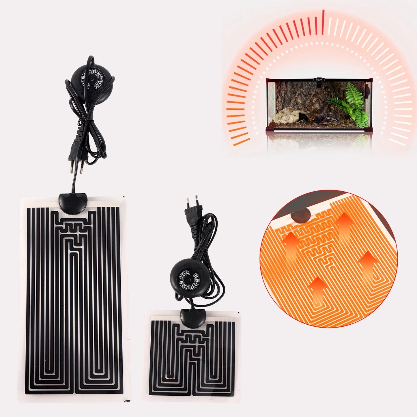 Heizmatte mit einstellbarer Temperatur