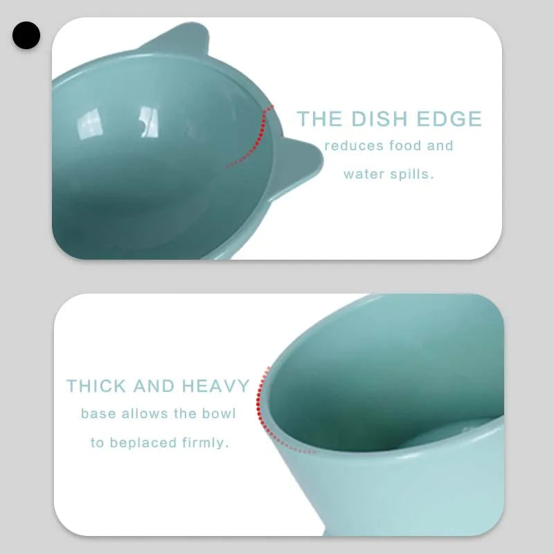 Erhöhter Katzennapf – Anti-Erbrechen, ergonomisch, Kunststoff