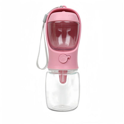 DUOPET 2-in-1 Tragbare Trinkflasche & Lebensmittelbehälter