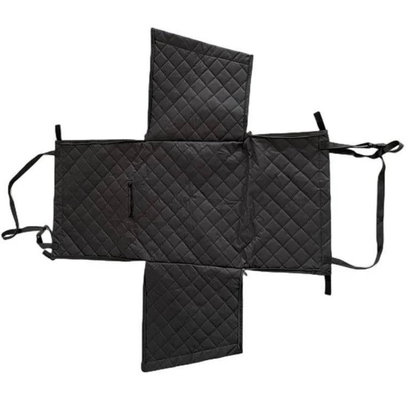 Wasserdichter Autositzbezug für Hunde – 600D Oxford – Schwarz – Universal