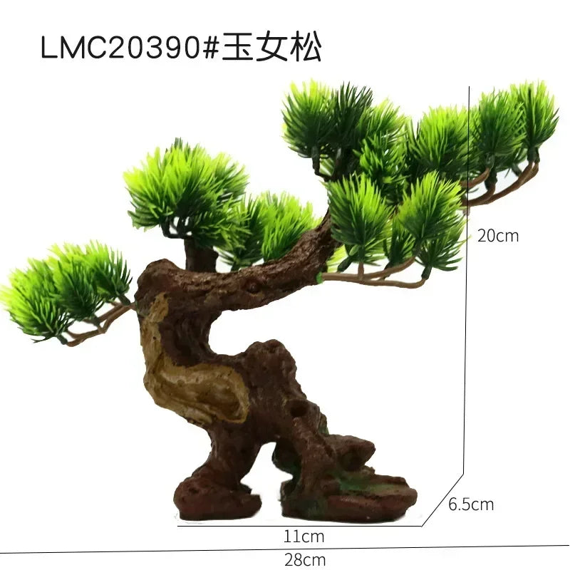 Plastikpflanzen und -bäume